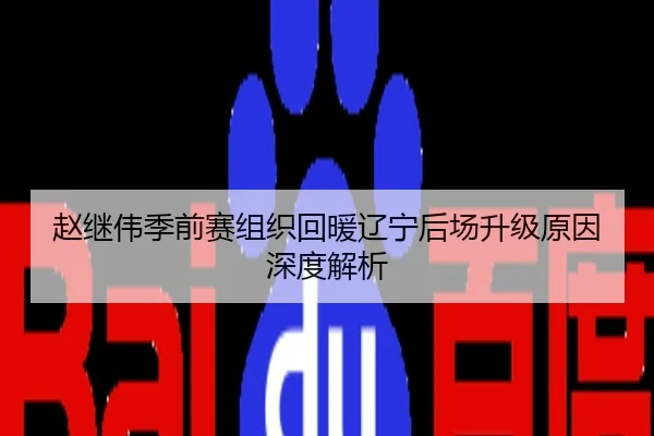 赵继伟季前赛组织回暖辽宁后场升级原因深度解析